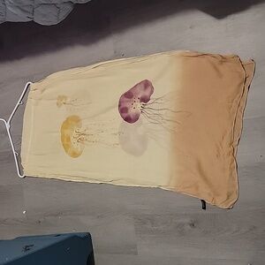 Hand Painted Jelly Fish Scarf